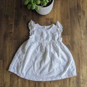 Fred & Flo white lacy dress, 9-12 months